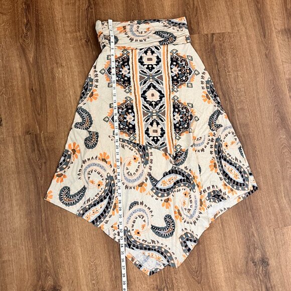 Maeve Anthropologie Southwest Maxi Boho Knit Skirt Sz M - Picture 5 of 11